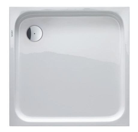 Piatto Doccia 90x90 Quadrato in acrilico sanitario Bianco 720102000000000 D-Code Duravit