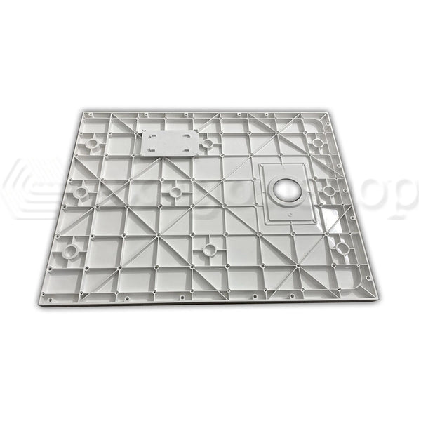 Quarzo piatto doccia 140X70 in smc effetto pietra ardesia grigio