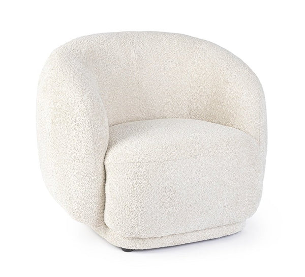 Andrea Bizzotto Tecla poltrona effetto boucle naturale 0743882
