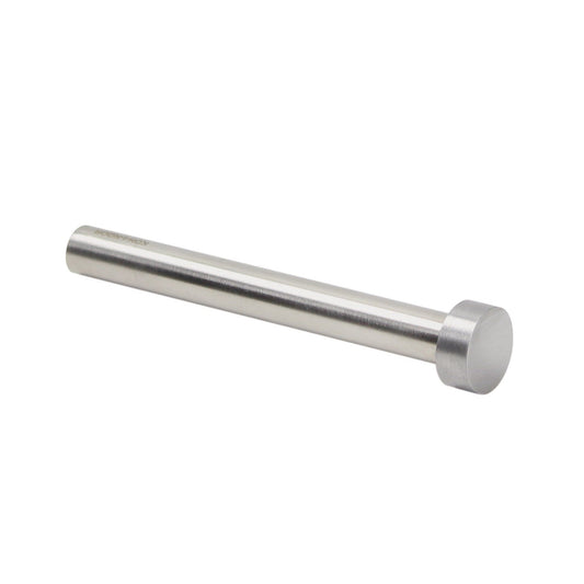 Koh-i-noor Tratto porta rotolo dritto a muro in acciaio inox spazzolato
