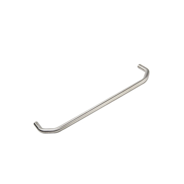 Koh-i-noor Tratto portasciugamani 30 cm a muro in acciaio inox spazzolato