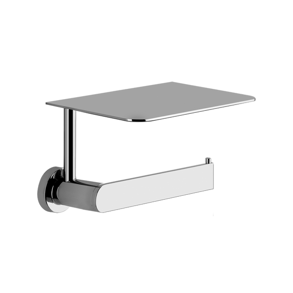 Porta rotolo a parete con coperchio cromo emporio 38855 Gessi