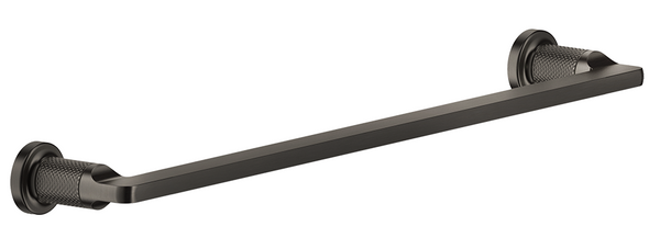 Porta Salviette 45 cm a Parete Nero Inciso 58500 Gessi