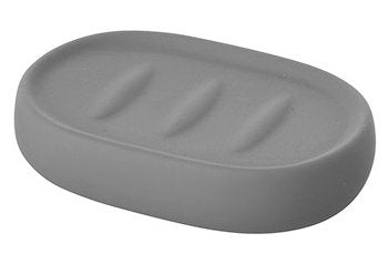 Porta sapone da appoggio in ceramica grigio Sidney