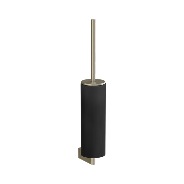 Porta scopino a muro nero brass brushed pvd 66420 Gessi