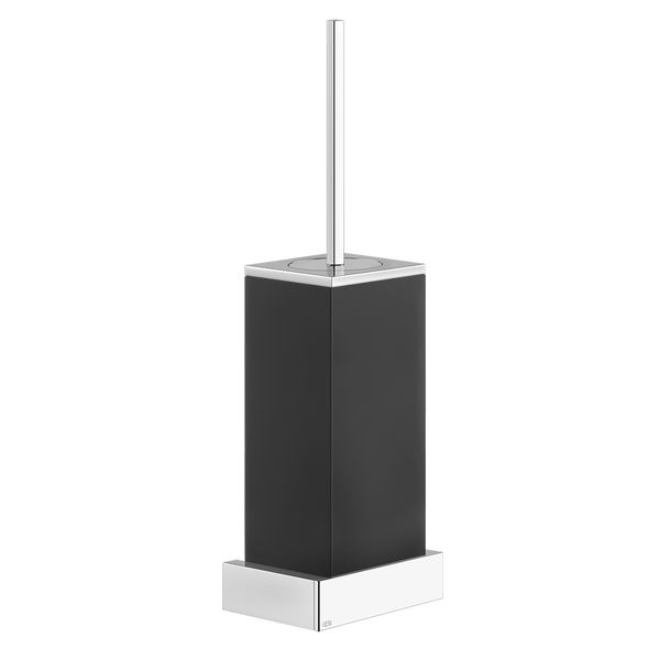 Porta scopino a parete nero cromo rettangolo 20820 gessi