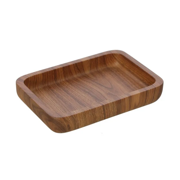 Portasapone in poliresina effetto legno Radici