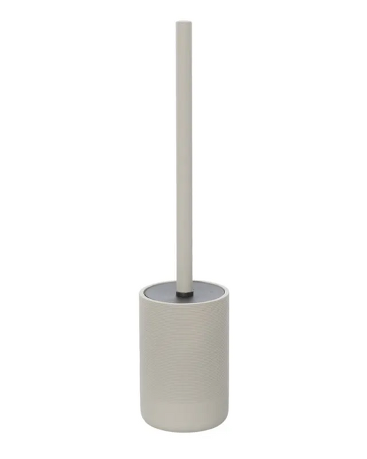 Portascopino wc khaki Marika, dettaglio ravvicinato del materiale e dell'aggancio - Exagonshop