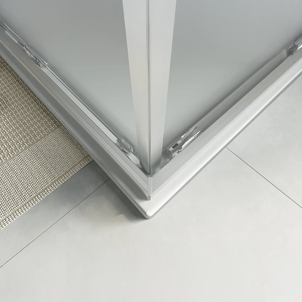 Box doccia 120x70 Rio un anta scorrevole vetro 6 mm trasparente H 195 cromo