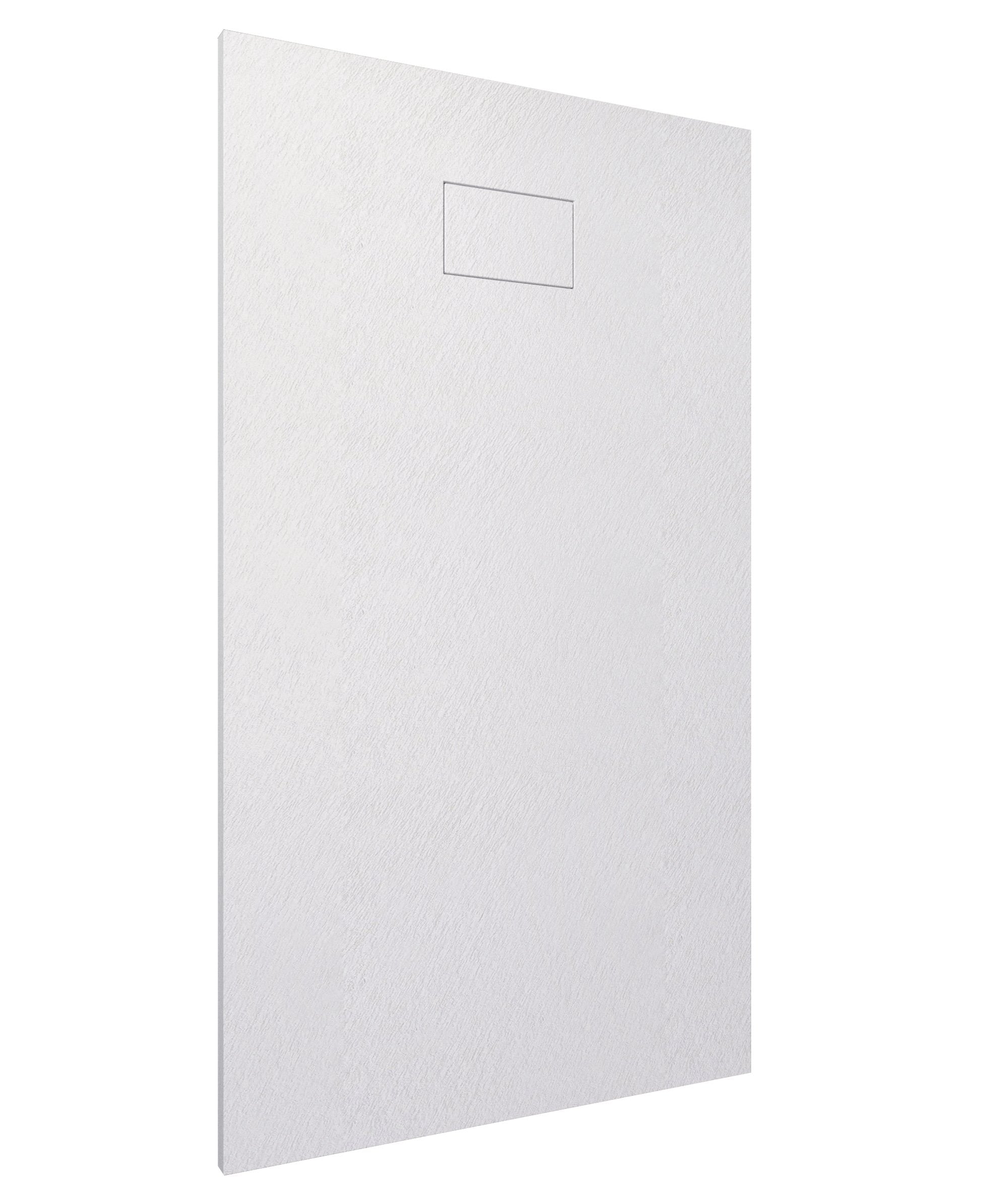 Piatto Doccia 90x70 Spessore 26 mm In SMC Effetto Pietra Bianco Quarzo
