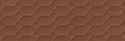 Rivestimento 40x120 in pasta bianca 8 mm struttura 3D bee terracotta Ragno Resina