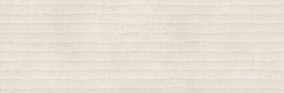 Rivestimento 25x76 in pasta bianca 9mm struttura path 3D beige Ragno Replace