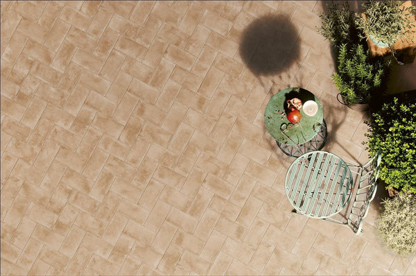 Pavimento rivestimento 15x30 in gres porcellanato 9mm R9 Rosa Ragno Epoca