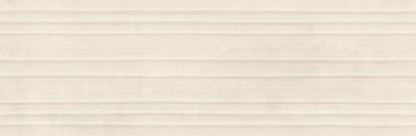 Rivestimento 25x76 Effetto Resina In Pasta Bianca Struttura 3d Rigo avorio Ceramiche Ragno Now 00R9MZ06