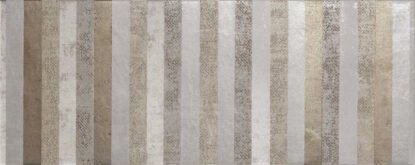 Rivestimento decoro 20x50 in pasta bianca 8,5mm ritmo beige Ragno Replace
