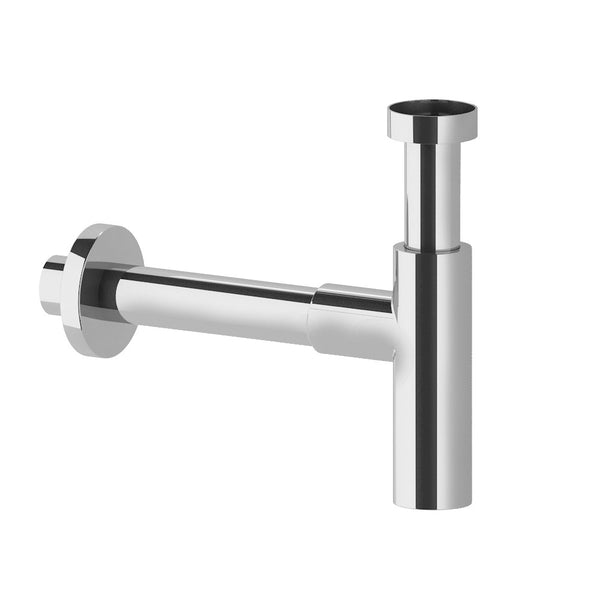 Sifone Di Scarico Bagno Tondo Cromato