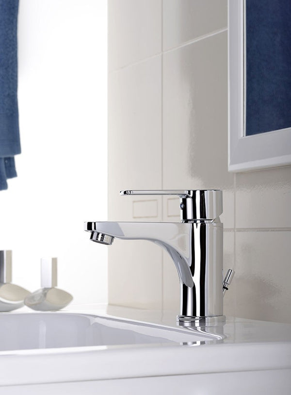Red Paffoni Coppia Rubinetti Lavabo E Bidet Cromo Lucido RED075CR + RED135CR