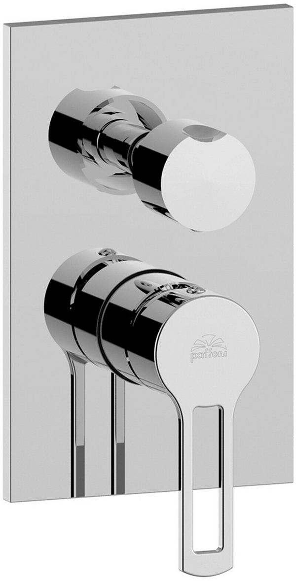 Paffoni ringo set miscelatori lavabo bidet con scarico automatico e doccia incasso 2 uscite cromo