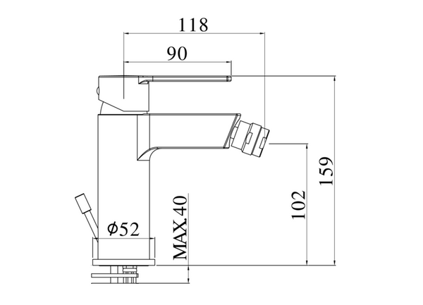 Paffoni ringo coppia miscelatori lavabo e bidet senza scarico cromo
