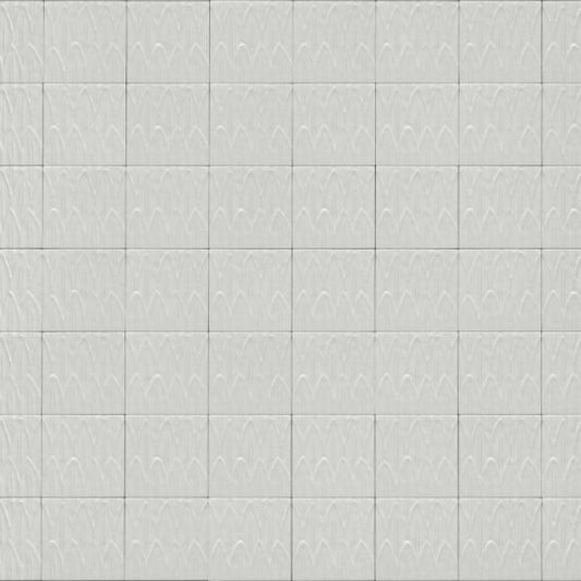 Rivestimento 15x15 in gres porcellanato 10 mm struttura foglia bianco glossy Ragno Sol