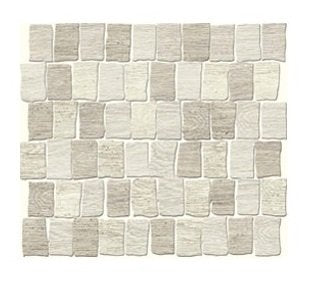 Rivestimento 26x30 mosaico in pasta bianca raw allwood grey Start 0081131 Naxos