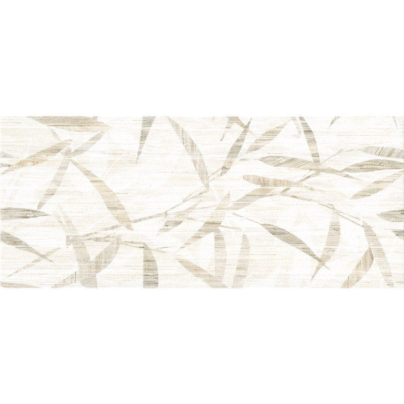 Rivestimento 26x60,5 decoro in pasta bianca bamboo yute Fiber 0090837 Naxos