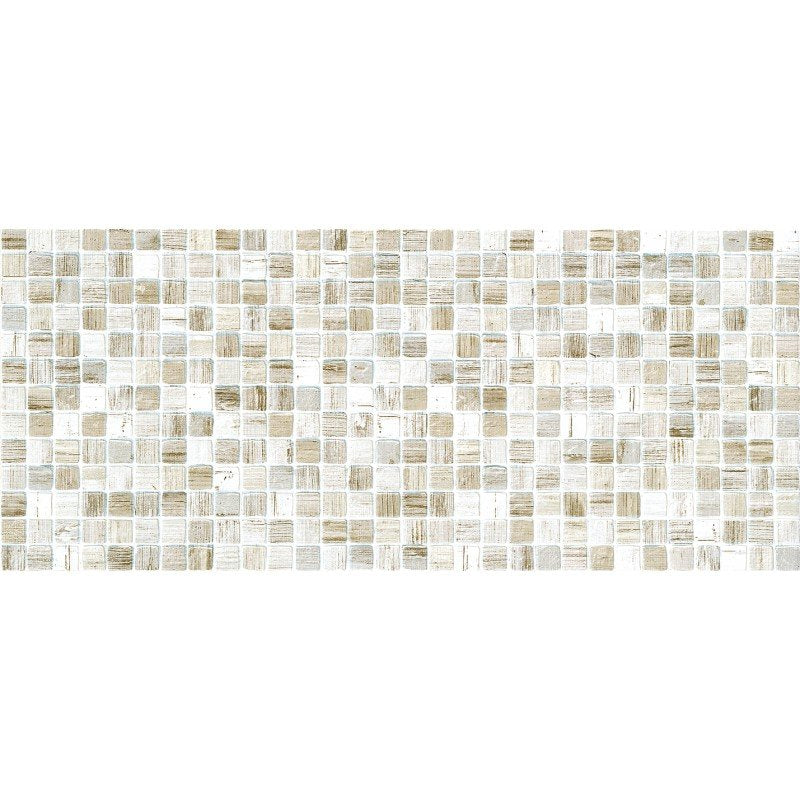 Rivestimento 26x60,5 mosaico in pasta bianca spaccatella yute Fiber 0090834 Naxos