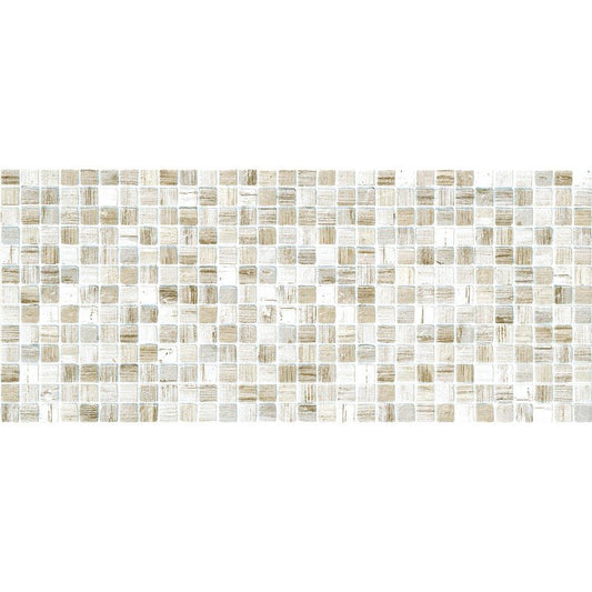 Rivestimento 26x60,5 mosaico in pasta bianca spaccatella yute Fiber 0090834 Naxos