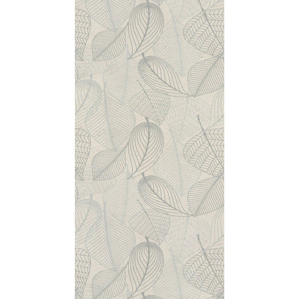 Rivestimento 60x120 in gres porcellanato 6 mm decoro leaves pumice ground 4 comfort Earthtech 772756 Florim