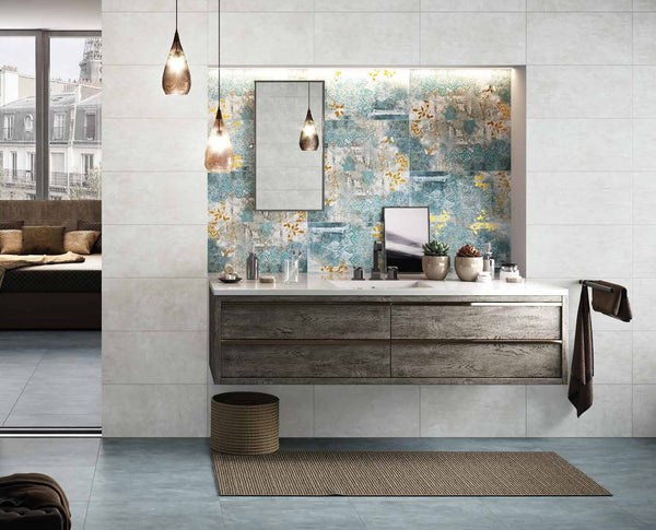 Rivestimento decoro 30x60 in gres fine porcellanato 7 mm fascia renoir mix Pictura 0128217 Naxos