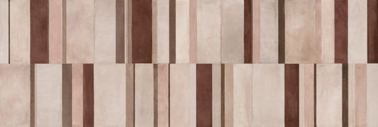 Rivestimento decoro 40x120 in pasta bianca 6 mm bricks avorio Ragno Resina