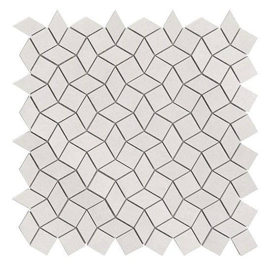 Rivestimento mosaico 40x40 in pasta bianca 6 mm sya bianco Ragno Mixed