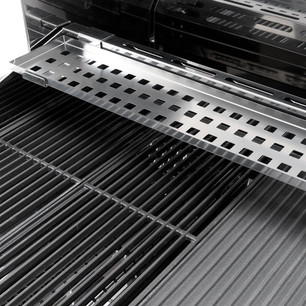 Palazzetti Romeo 70 grill a gas extralarge con 3 bruciatori accensione one-touch in acciaio