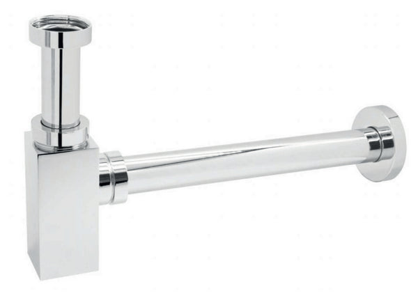 Sifone lavabo telescopico quadro ECO 1/4 Cromo