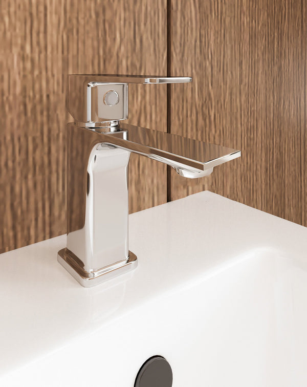 Rubinetto bidet monocomando con flessibili cromo Ten