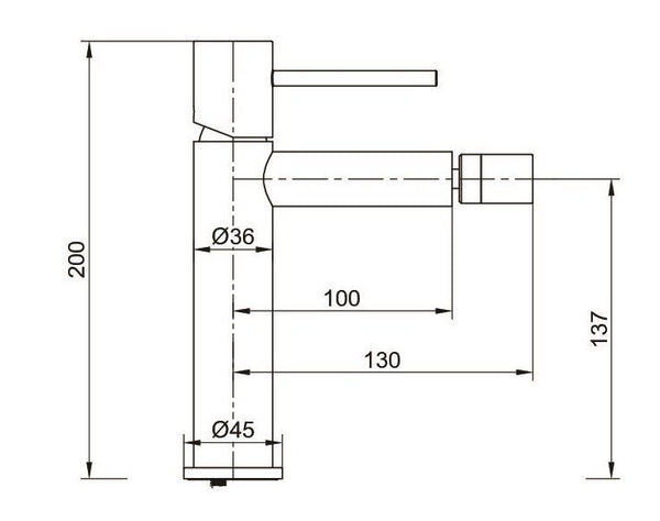 Coppia rubinetti lavabo e bidet senza scarico oro rosa spazzolato Memo