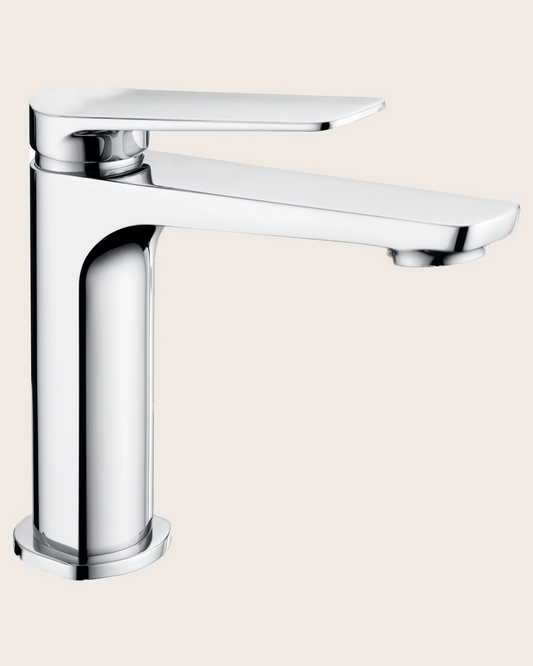 Miscelatore per lavabo senza scarico in ottone cromato Momo