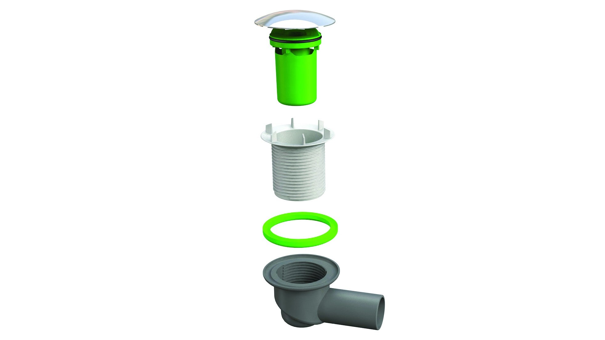 Piletta per piatti doccia scarico 40 mm Francesino 83 Bonomini
