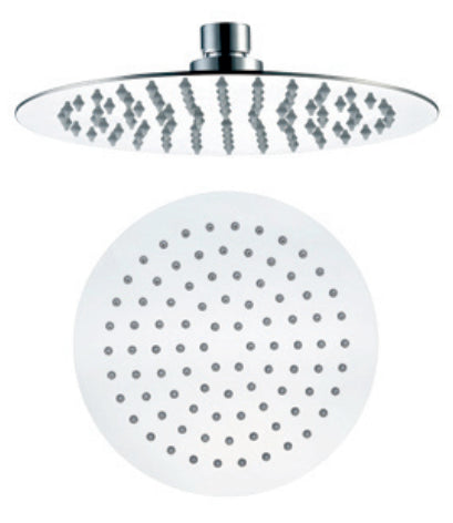 Soffione Doccia 20 cm tondo Slim 2 mm in Acciaio Smart