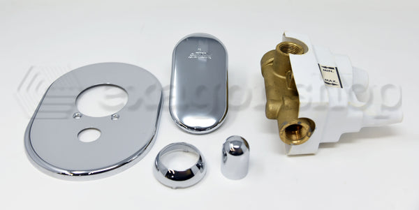 Miscelatore Doccia Monocomando a parete con parte ad incasso Cromo Diesis N9663aa Ideal Standard