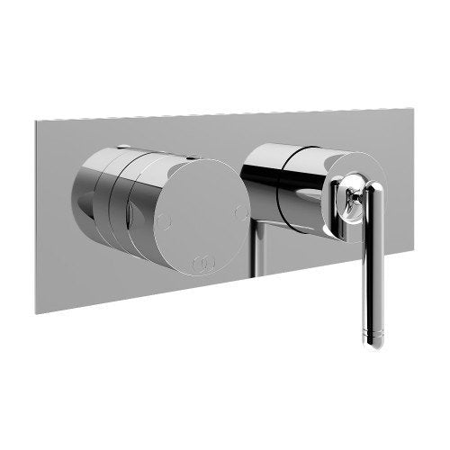 Treemme Philo RWIT70E2CC01 miscelatore doccia monocomando con leva stick e deviatore 2 uscite senza parte incasso cromo