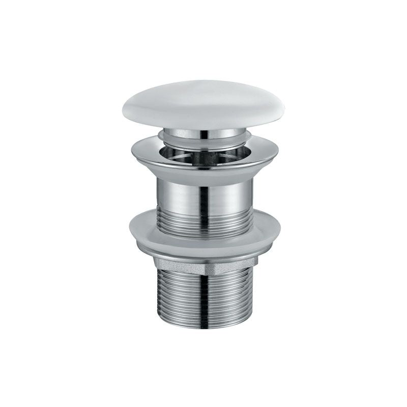 Piletta Lavabo pop up Senza Troppo Pieno In Porcellana Bianco New Line T3