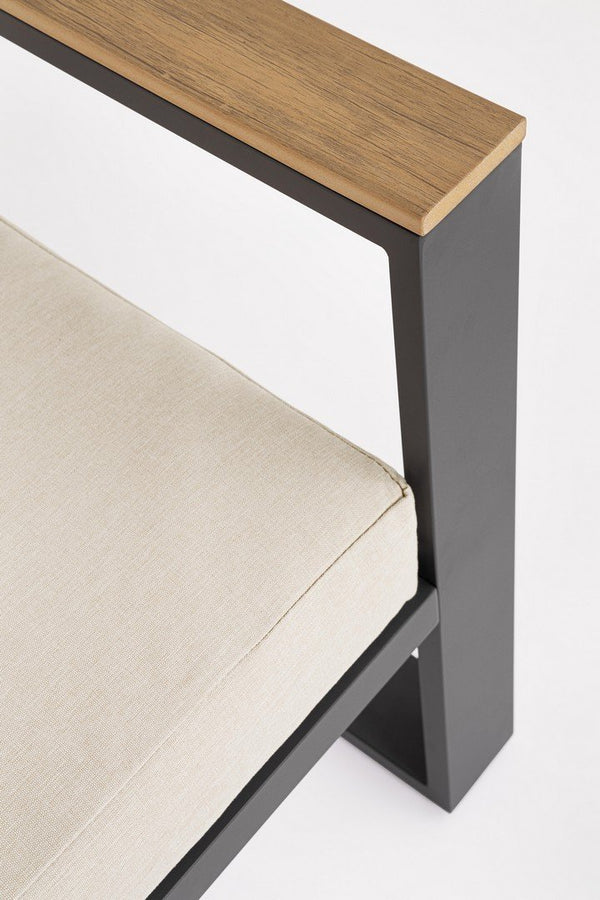 Andrea Bizzotto Leandro salotto da giardino beige antracite Leandro 0663881