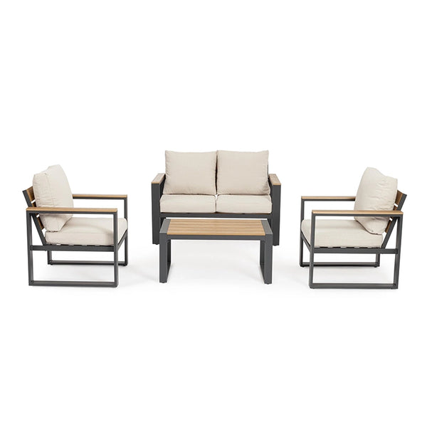 Andrea Bizzotto Leandro salotto da giardino beige antracite Leandro 0663881