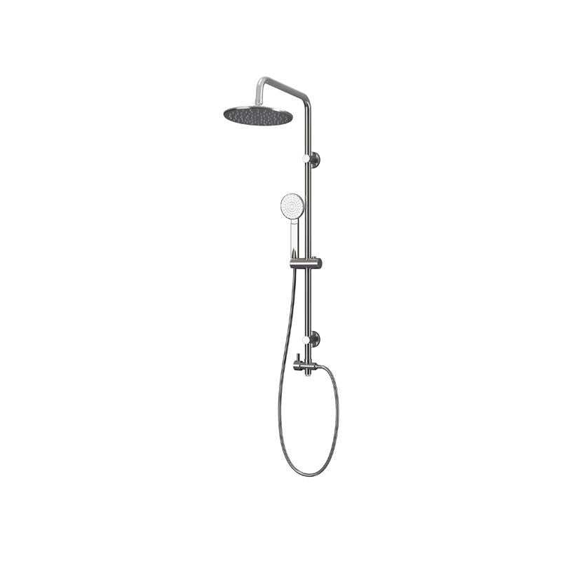 New Line Colonna Doccia Con Soffione Tondo Abs 20 Cm Cromo