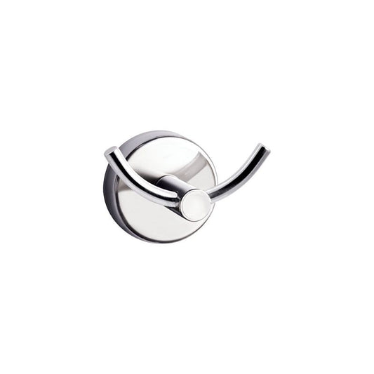 New Line Crus Gancio Appendino Doppio Portabito Portasciugamano In Acciaio Inox Cromo