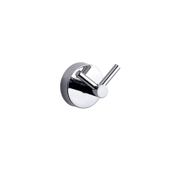New Line Crus2 Gancio Appendino Doppio Portabito Portasciugamano In Acciaio Inox cromo