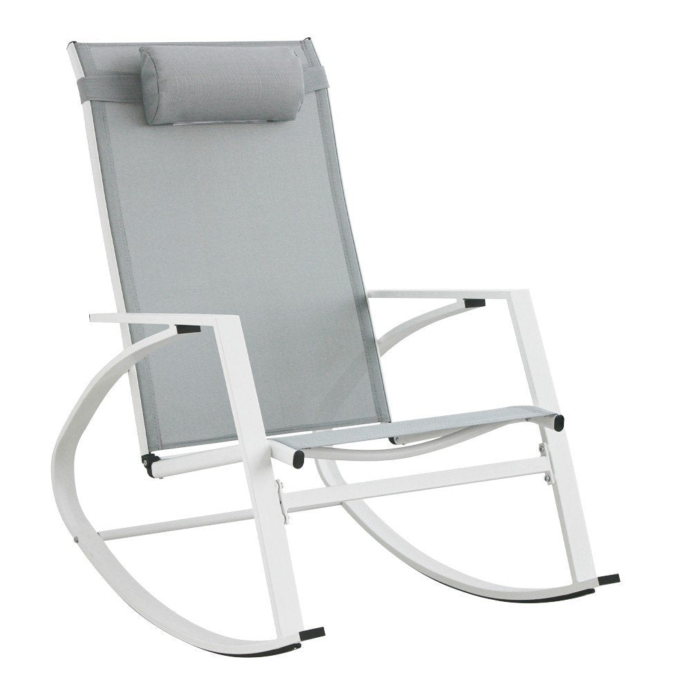 Andrea Bizzotto New sedia a dondolo da esterno bianco JA15 Demid 0663823