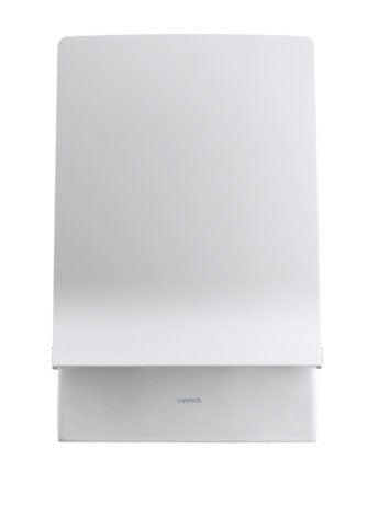 Sedile wc normale quadrato bianco con cerniere in acciaio Viu 0021110000 Duravit