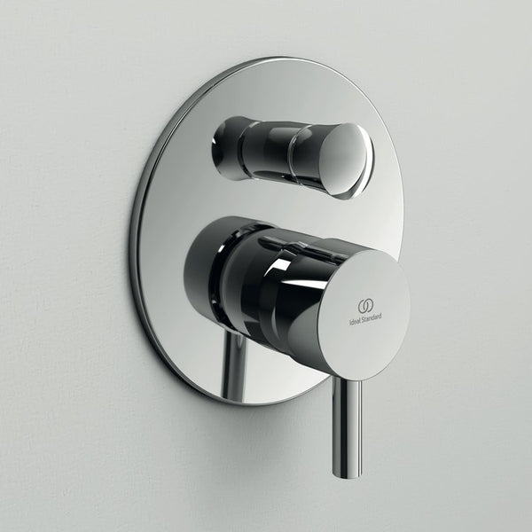Ideal Standard Ceraline Nuovo Set Rubinetti Lavabo Bidet con piletta Click Clack e Doccia con Corpo Incasso Cromo